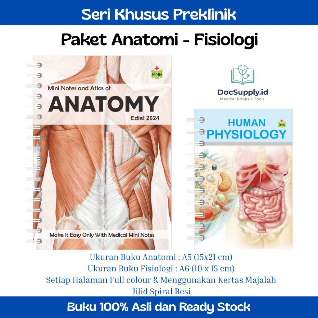 ฉบับอัปเดต || MMN Anatomy + สรีรวิทยา | Atlas of Anatomy + สรีรวิทยาสี