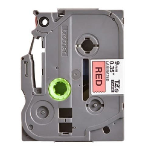 BROTHER Label Tape TZE 421 9mm สีดําบนแดง