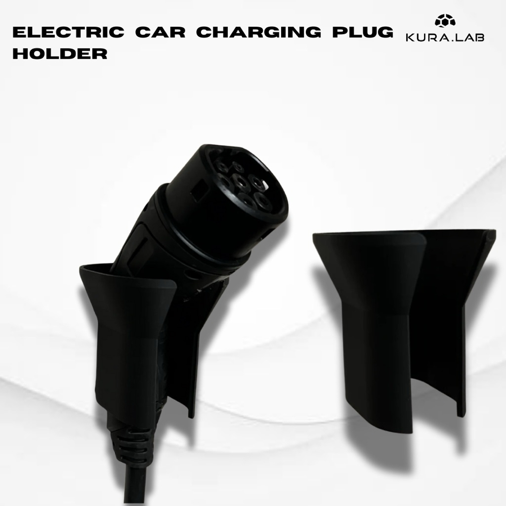 ปลั๊กชาร์จรถยนต์ไฟฟ้า Universal EV Charger Wall Mount Holder | BYD WULING JAECOO CHERY MG HYUNDAI ที่วางชาร์จรถยนต์ไฟฟ้า| เต่า.แล็บ