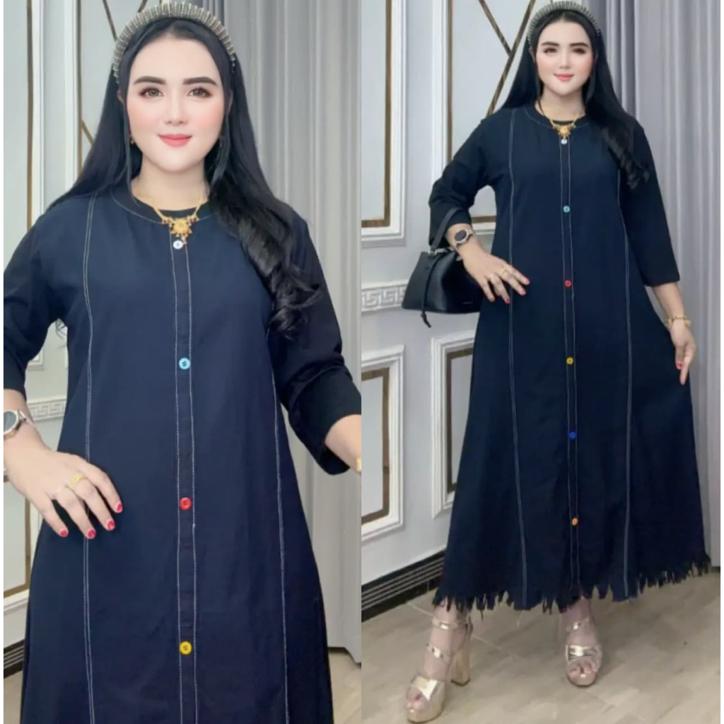 Kisana เสื้อผ้าผู้หญิงชุดกางเกงยีนส์รวมเสื้อยืดElegant Casual Designเจ็ดแปดแขนRawisด้านหน้ากางเกงยีน