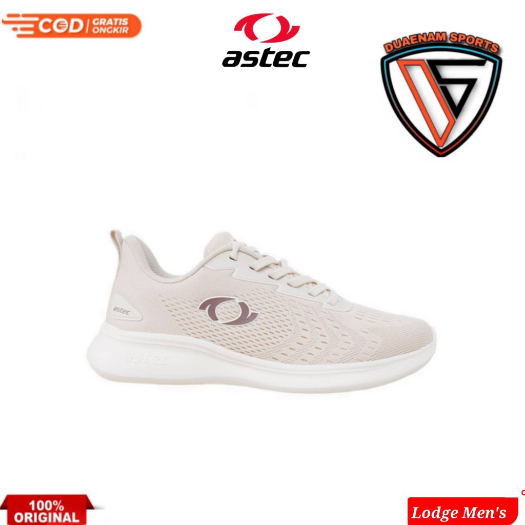 รองเท้าวิ่งผู้ชาย LODGE-สีเบจ