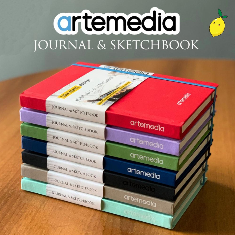 Sketchbook / Journal / Artemedia Journal & Sketchbook ปกแข็ง A5 60 แผ่น 150GSM