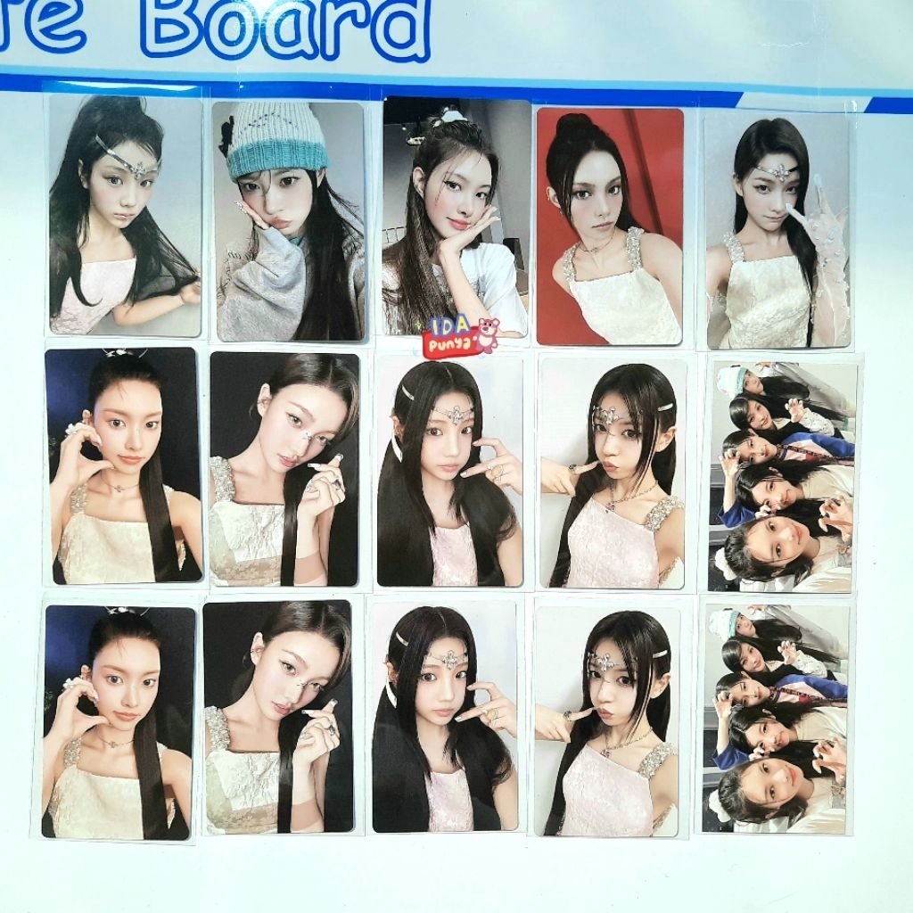 Photocard อย่างเป็นทางการ illit wonohee moka yunah iroha minju ระเบิด weverse pc