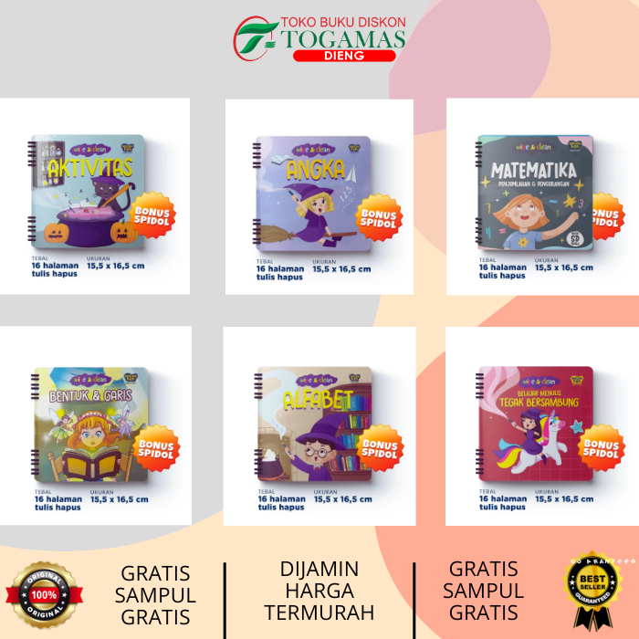 WIPE & CLEAN BY AMAZINGKIDS//ACTIVEITY/ALFABET/NUMBERS/LEARNING WRITING UPRMATIC CONNECTORED/SHAPED 