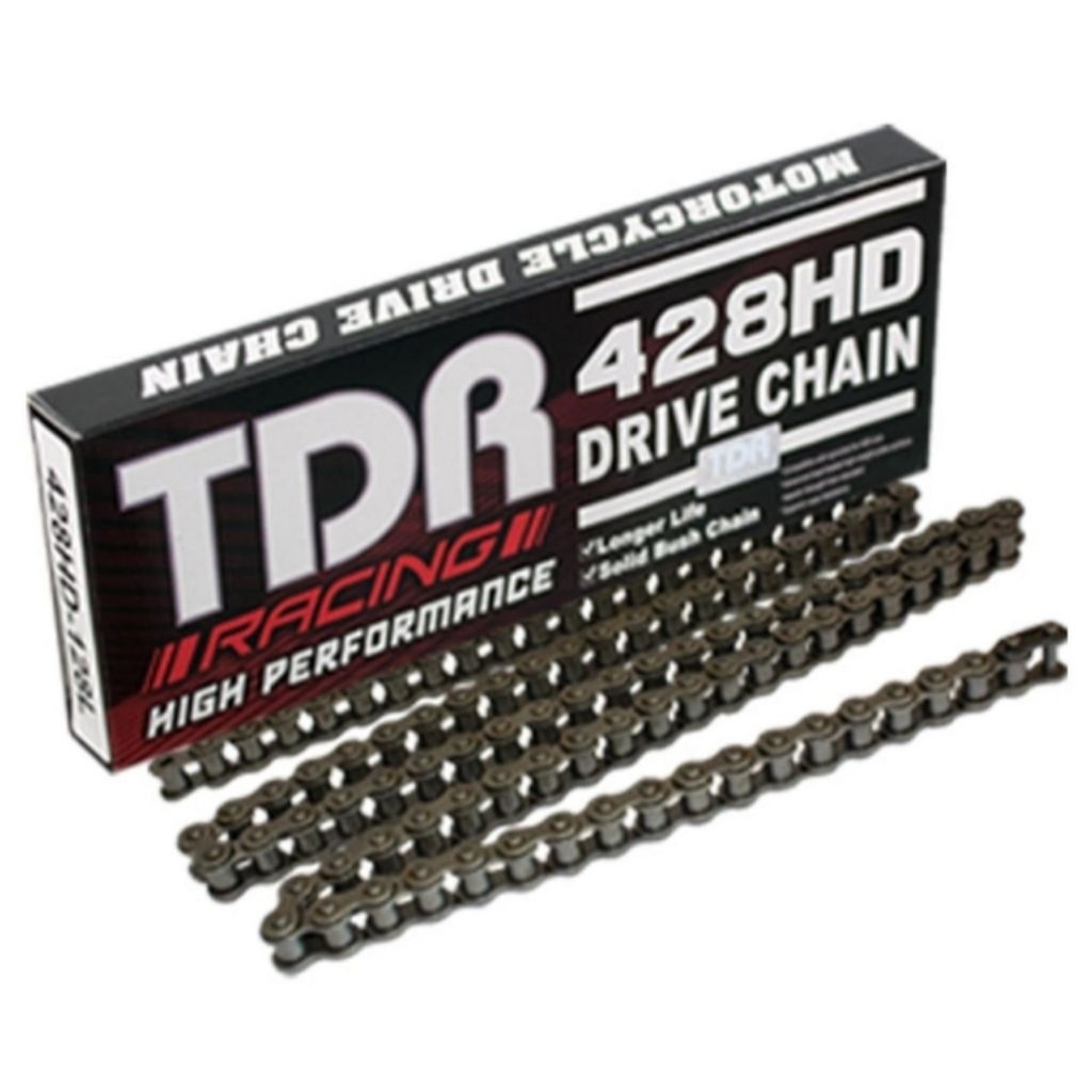 TDR 428HD-110 โซ่มอเตอร์ไซค์สีดํา