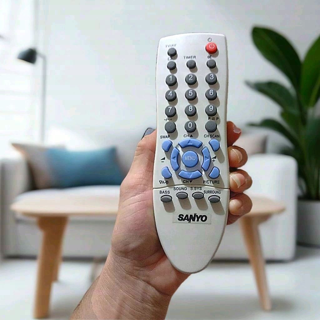 ตั้งค่าแล้ว - SANYO Slim Flat Tube TV Remote JXPSG / KXADA Direct Connect to TV/MGM27