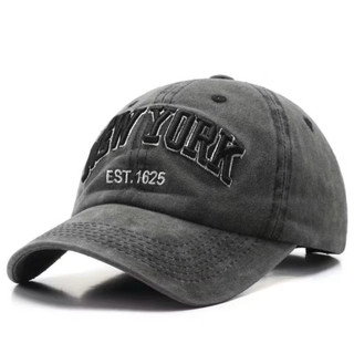 topi baseball NEWYORK EST 162 Distro Casual Sport Pria Dan Wanita - Topi Baseball Motif Denim Woshing