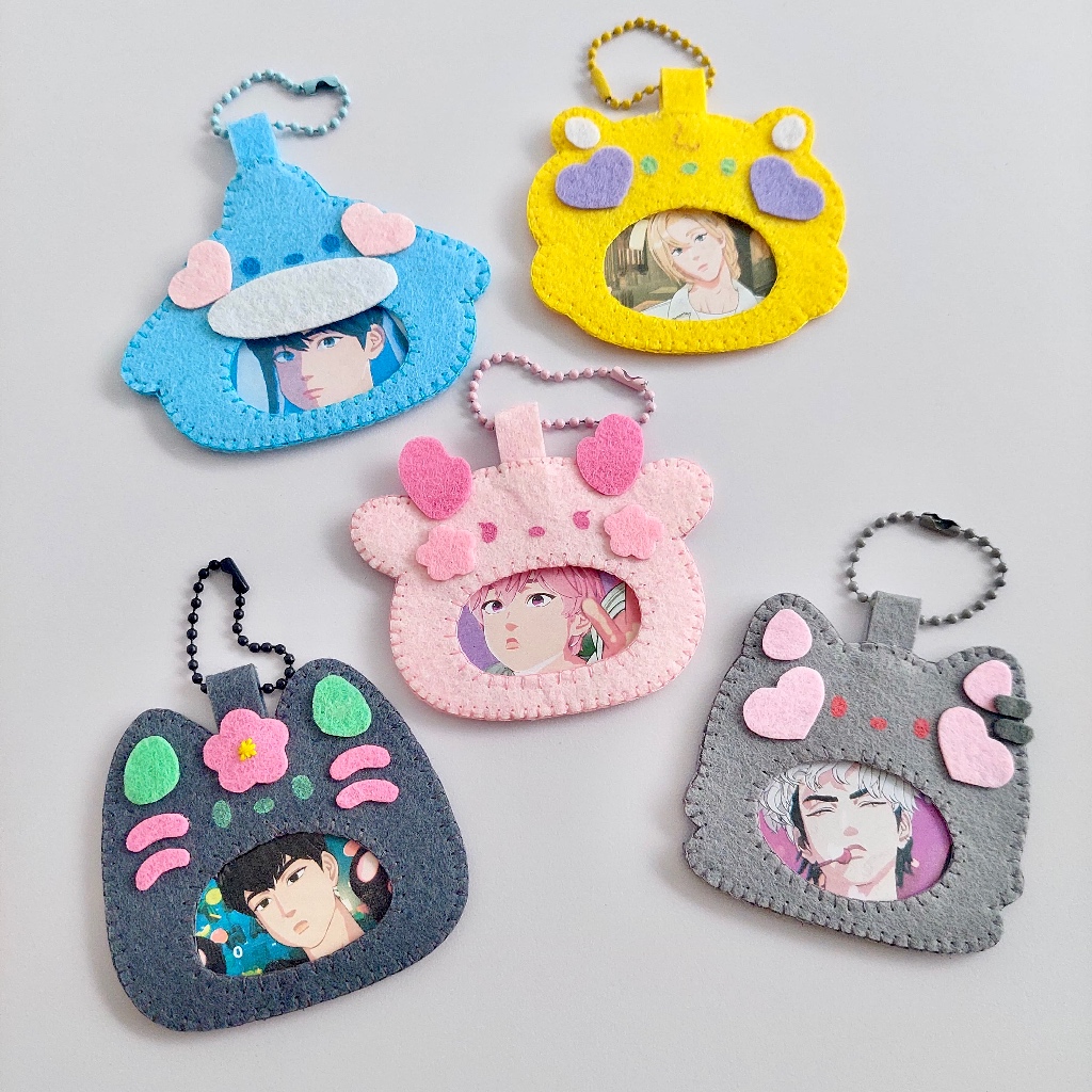 Plave Felt ID Photo Holder พวงกุญแจ / ที่ใส่รูปถ่าย ID / พวงกุญแจรูป ID