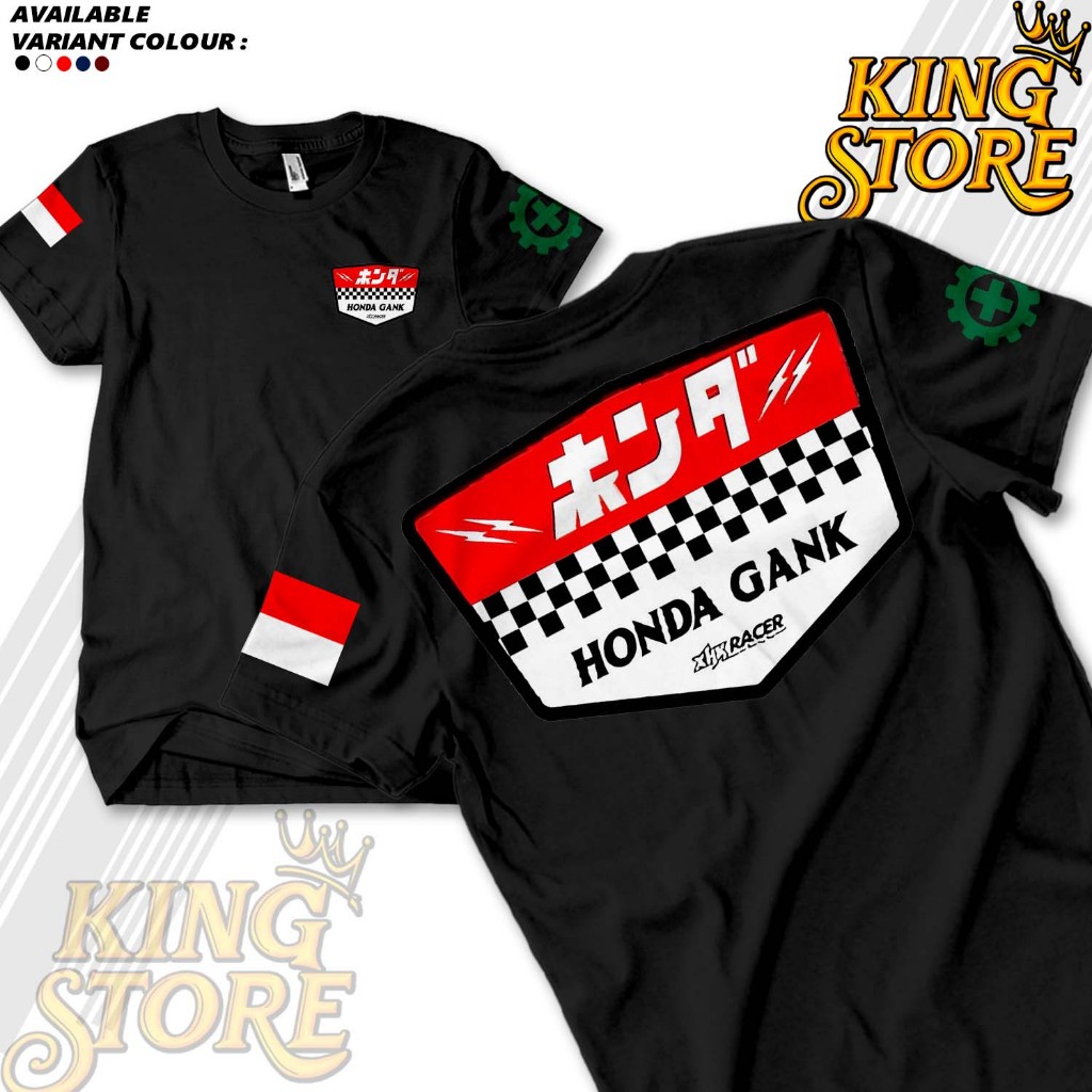 เสื้อยืด HONDA GANK - เสื้อยืด HONDA GANK - ผ้า HONDA GANK