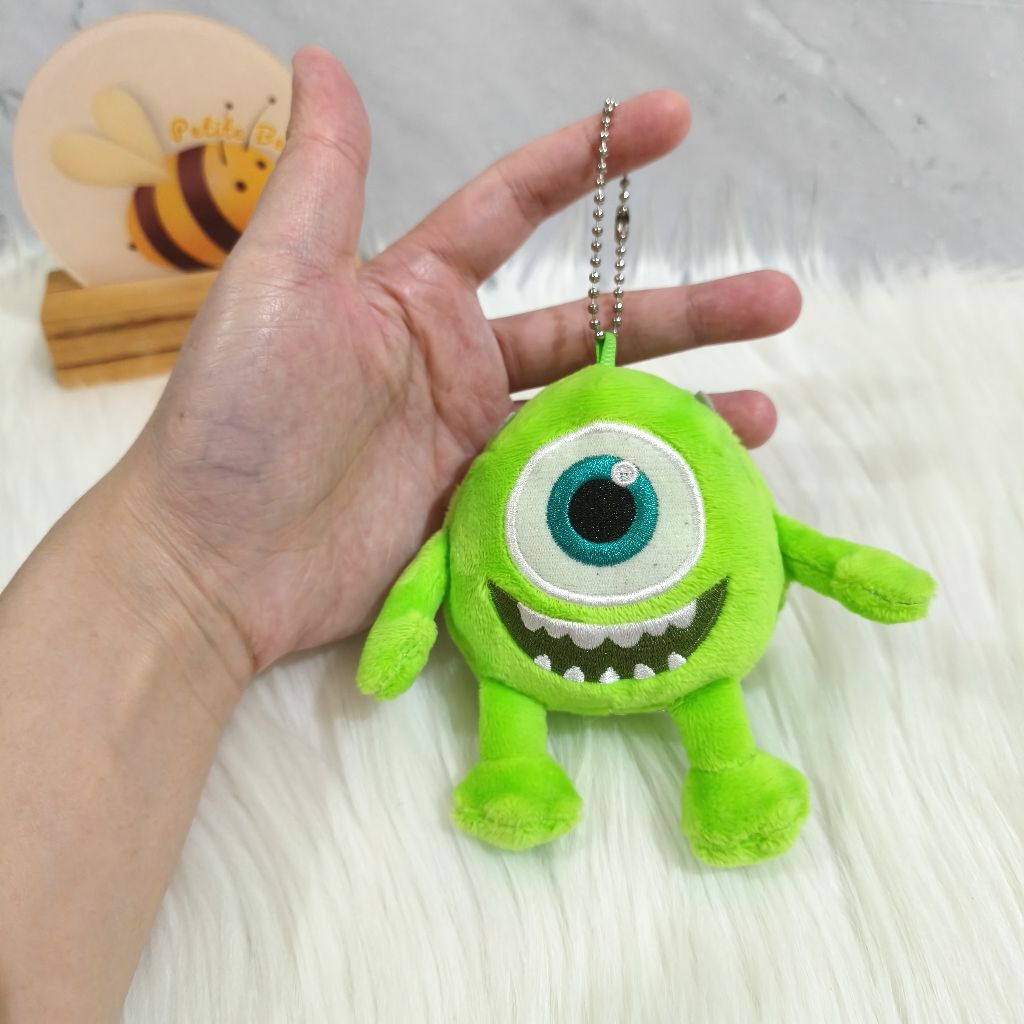 พวงกุญแจ Bagcharm Mike Wazowski Monster Inc ต้นฉบับ Disney Pixar