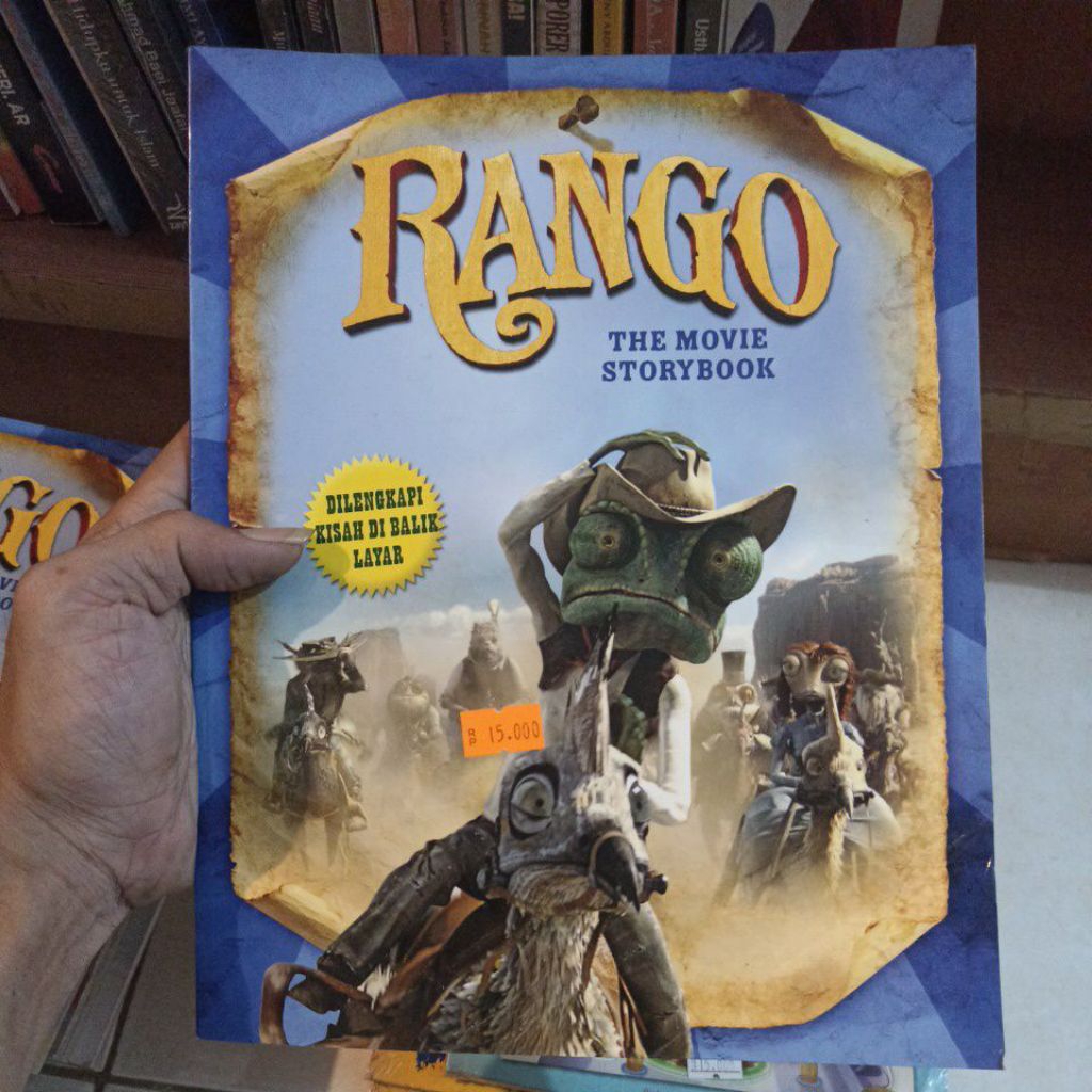 หนังสือนิทานภาพยนตร์ Rango The Movie - หนังสือสําหรับเด็กบทสนทนา