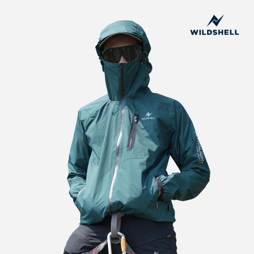 RAIN JACKET ULTRALIGHT LONG SERIES WILDSHELL กันน้ํา 100%