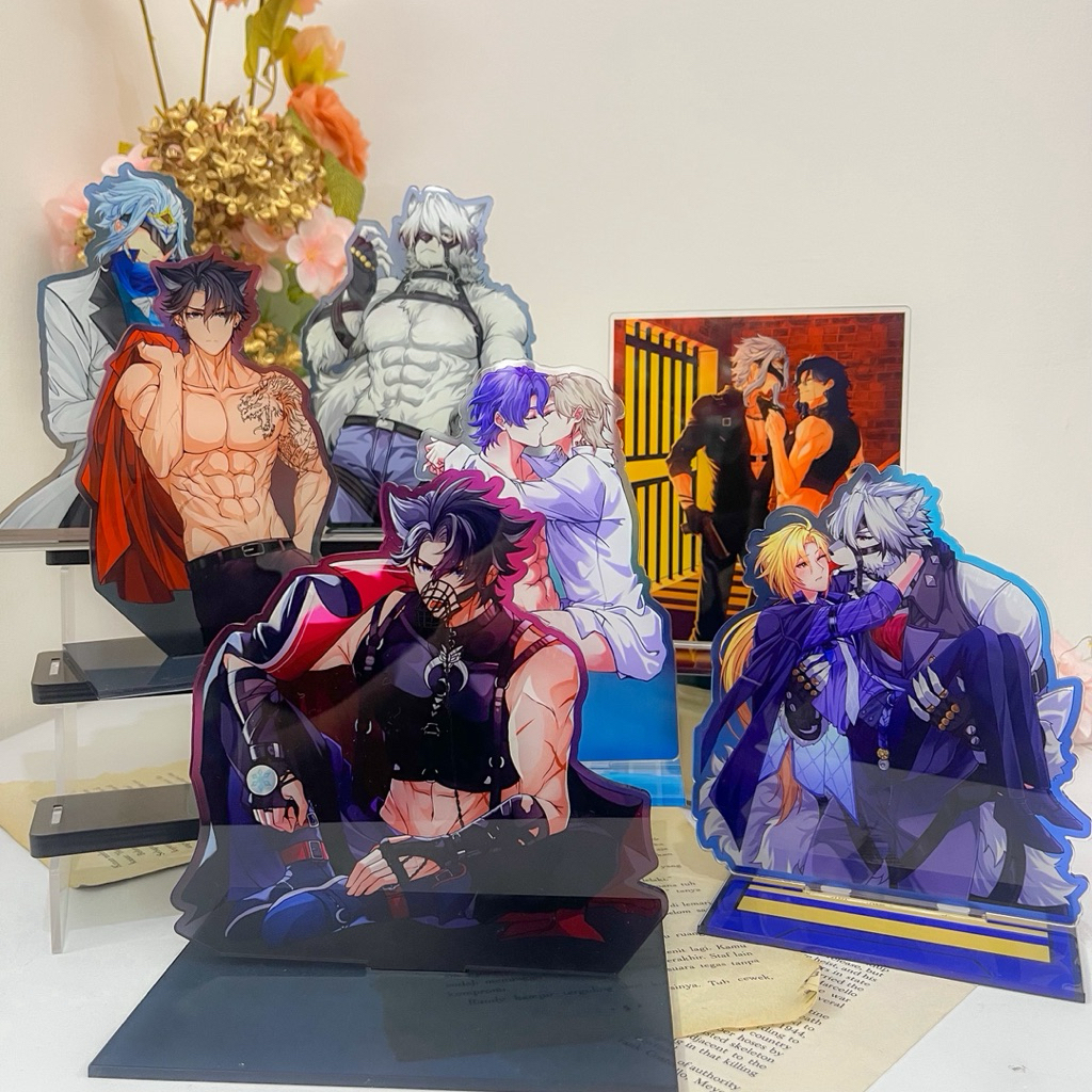 Fanmerch Genshin Impact Honkai Star Rail HSR ZZZ Zenless Zone Zero Von Lycaon Wriothesley Wriolette 