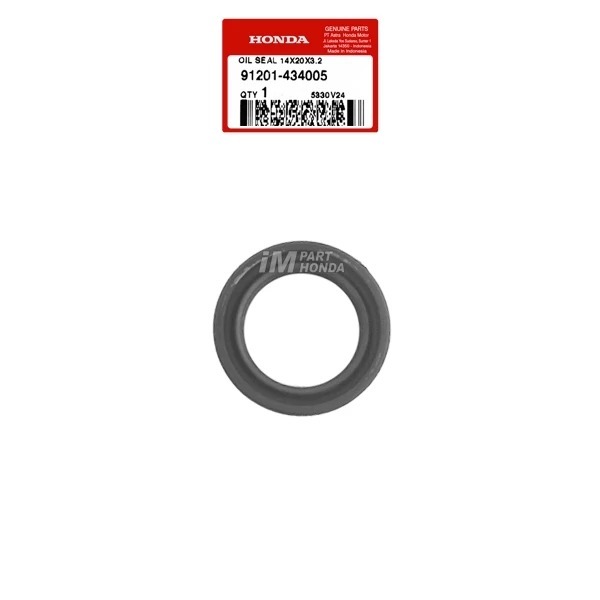 [91201-434-005 / 003] 14X20X3.2 SEAL SIL / RUBBER TRANSMISSION AXLE / BRAKE TEHIGH AXLE BEAT CARBON 