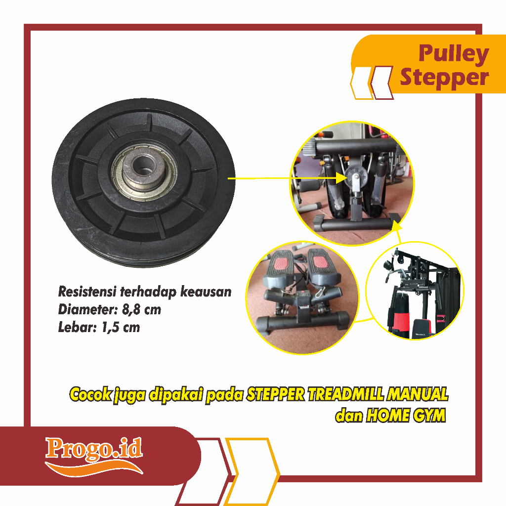 ฟิตเนสอะไหล่รอก Mini Stepper Pulley Home Gym