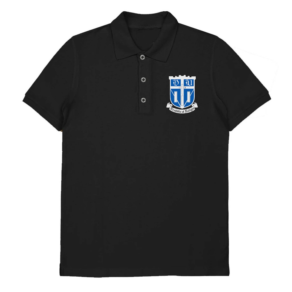 DUKE University US เสื้อกันหนาวมีฮู้ด Unisex ผ้าสีดํา