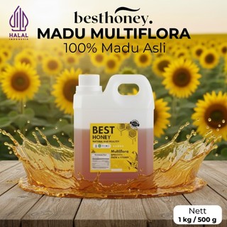Best Honey Madu Multiflora Original 1 KG / 500GR