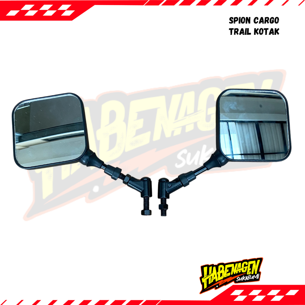 Suzuki Dr200s Tw200 Tw 200 Win 100 Trail Square Cargo Mirror Thread 14