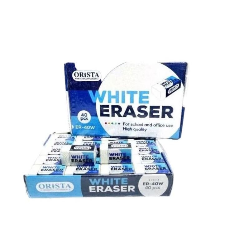 ORISTA SMALL WHITE ERASER ER-40W P:40