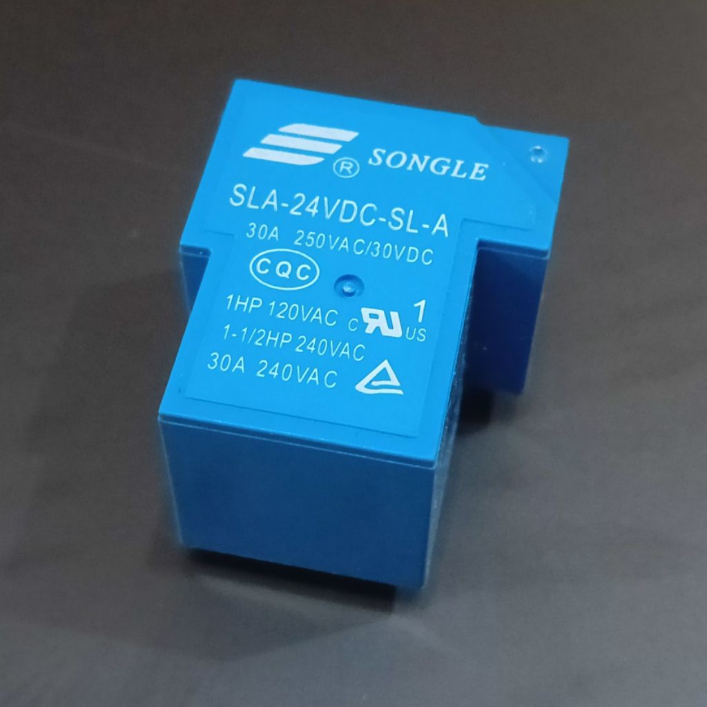 รีเลย์ 24V 30A Songle รีเลย์กบ 24V 30A SLA-24VDC-SL-A