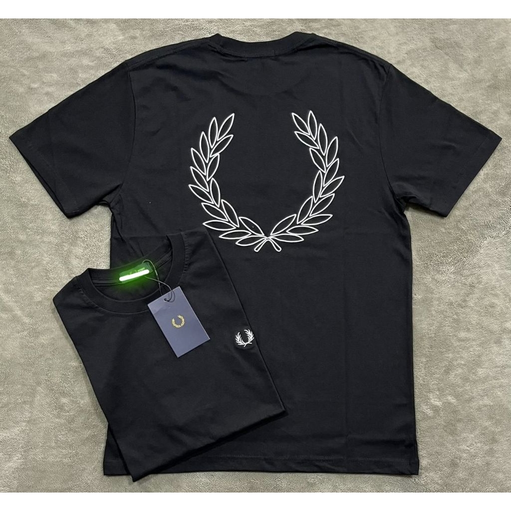 AMD 939 FRED เสื้อยืดสีดําผู้ชาย SHORT-SLEEVED