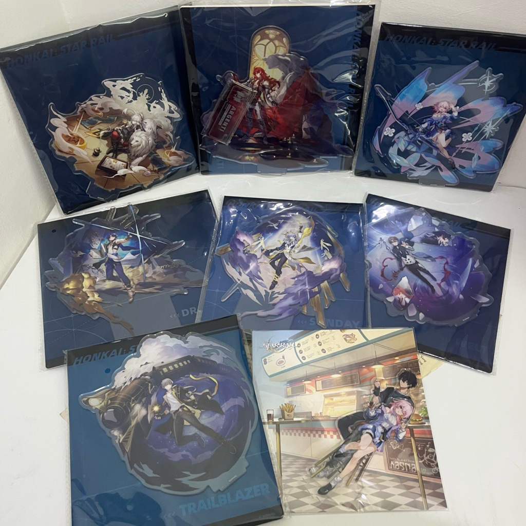 อย่างเป็นทางการ Honkai Star Rail HSR Standee Argati Ratio Verity Sunday Welt Yang Trailblazer Caelus