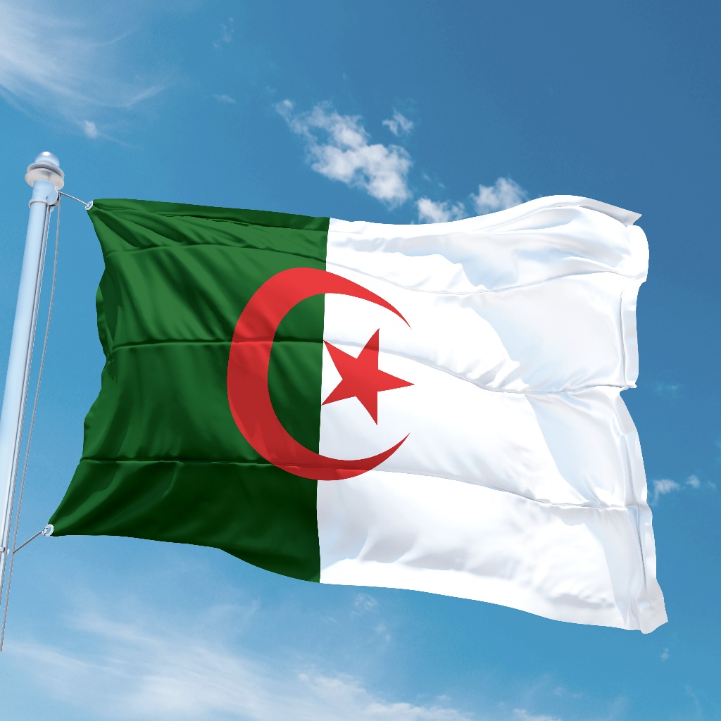 ธง Neagar Aljazair / ธง Algeria