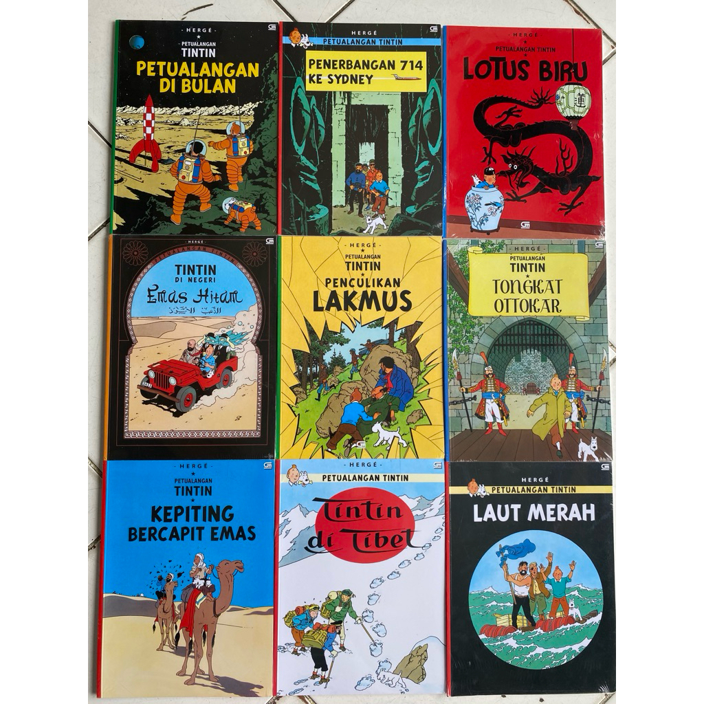 TINTIN HERGE ADVENTURE COMIC BOOK