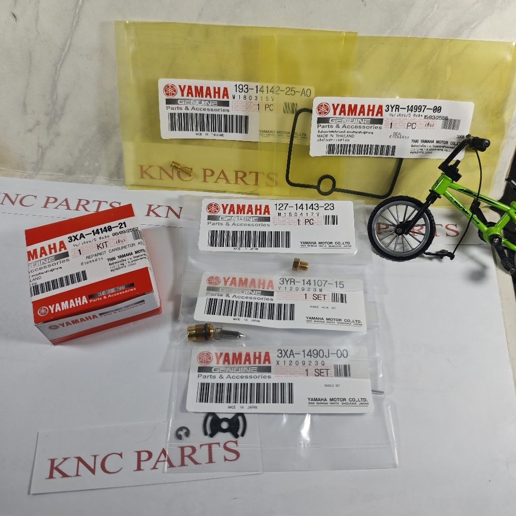 Yamaha F1 F1ZR F1Z คาร์บูเรเตอร์ Reparkit ORIGINAL Thailand / JAPAN 3XA-1414-21