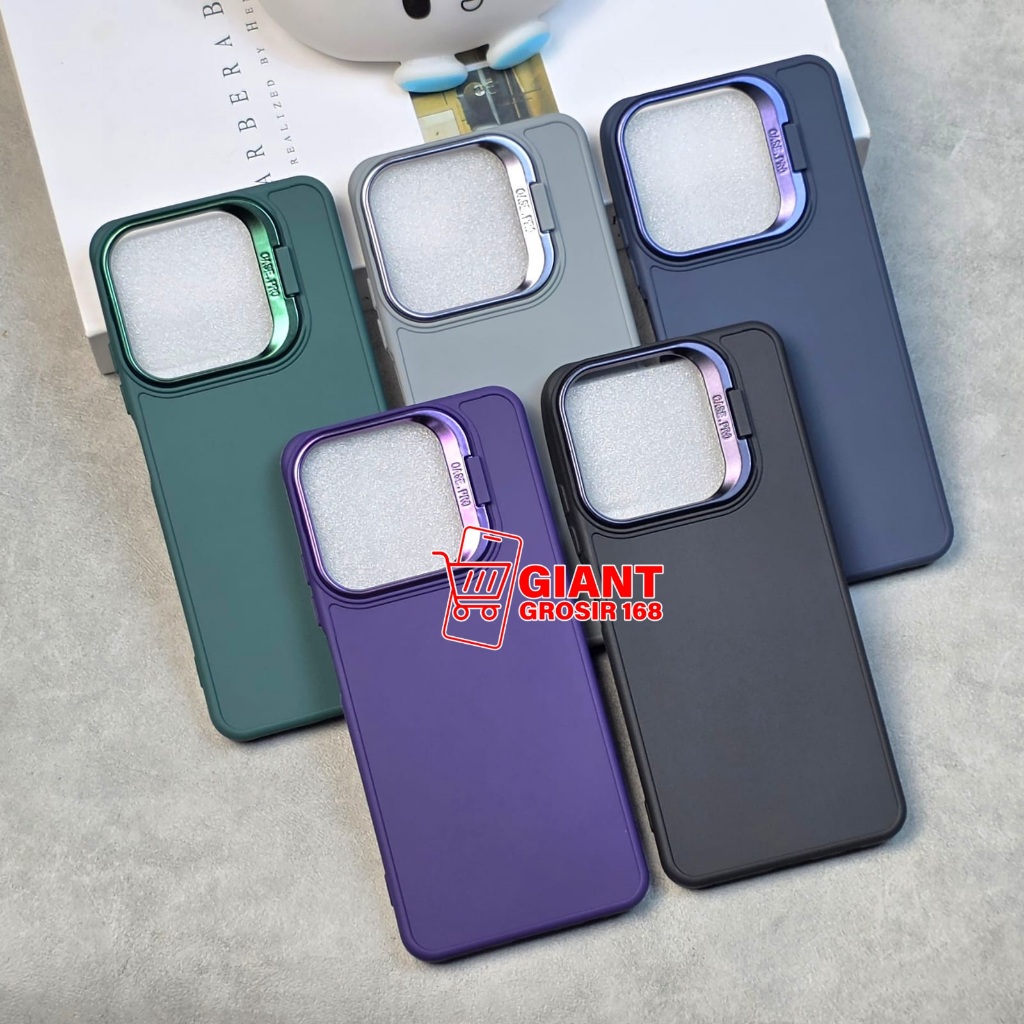 Realme Note 70 Case Softcase Macaron Stand Ring Camera Case Realme Note 70