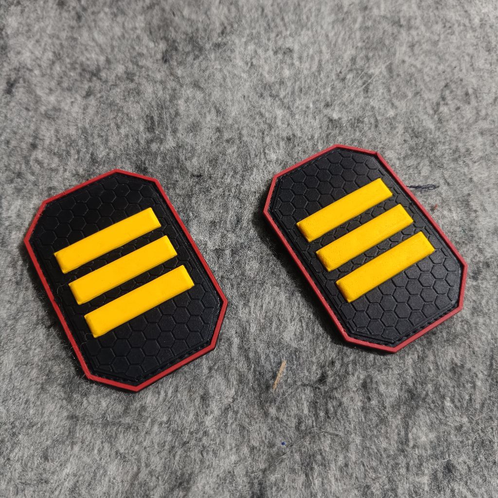 3D Police AKP Rank Rubber Patch / Police AKP Rank Patch / Police Patch