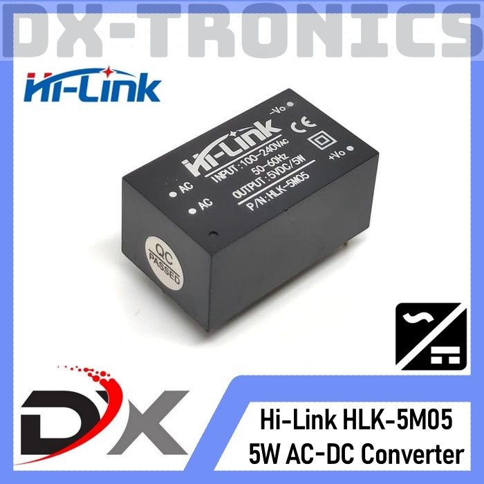 [UNIT ราคา] Hi-Link HLK-5M05 AC to DC 5V 5W Isolate Adapter แหล่งจ่ายไฟ HLK5M05