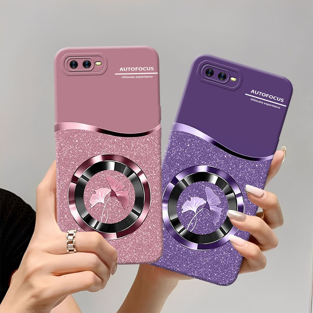 (FA-01) OPPO A3S - REAL C1 Softcase Procamera Silicon Case motif cicle mushroom flower Silicon - Cas