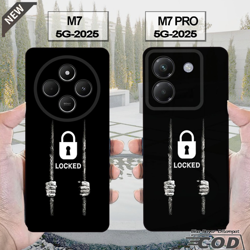 เคส Xiaomi POCO M7 2025 - Xiaomi POCO M7 PRO 2025 _เคสซิลิโคนสีดําใสสุดเท่ softcase