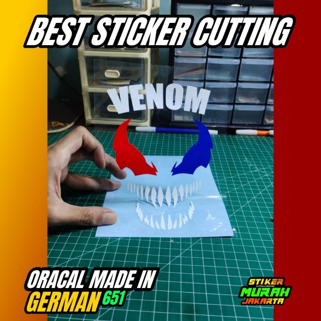 VENOM 2 สติ๊กเกอร์ สติ๊กเกอร์ตัดแบบกําหนดเอง โลโก้การซื้อขาย