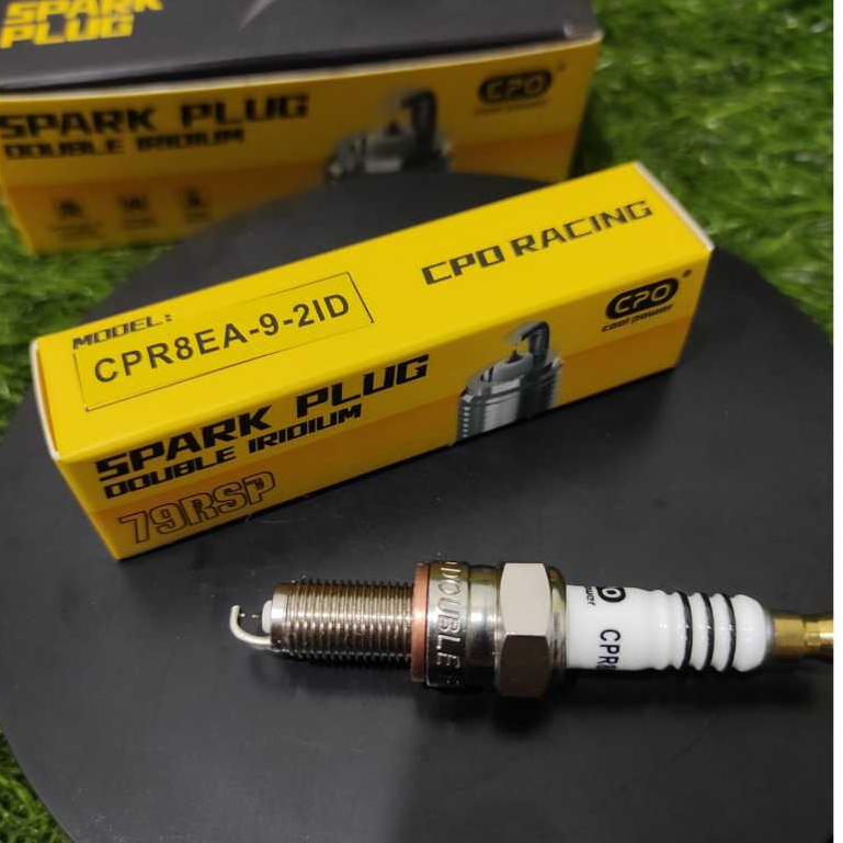 CPO DOUBLE IRIDIUM SPARK PLUG CPR8EA-9-21D Nmax Beat Scoopy Spacy Byson Aerox MX 135