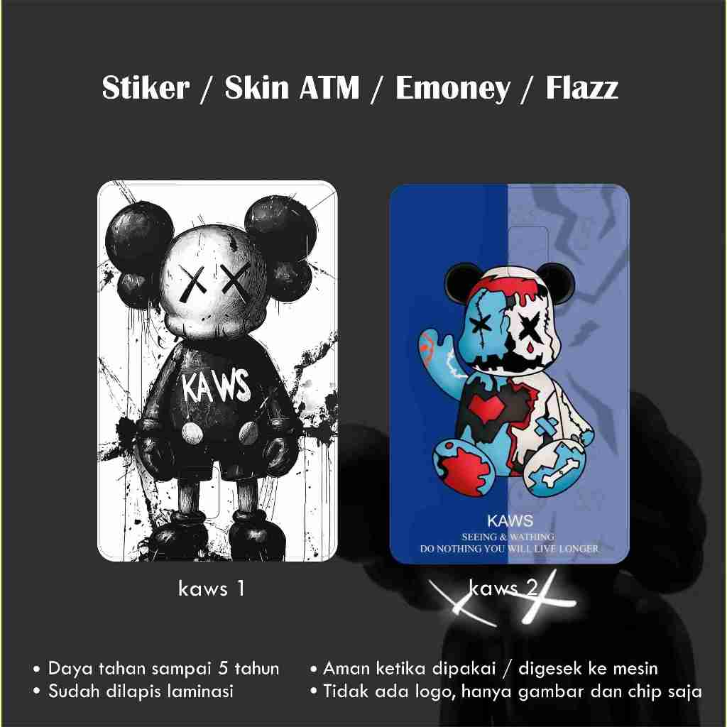 สติ๊กเกอร์ / Garskin / Skin ATM Kaws