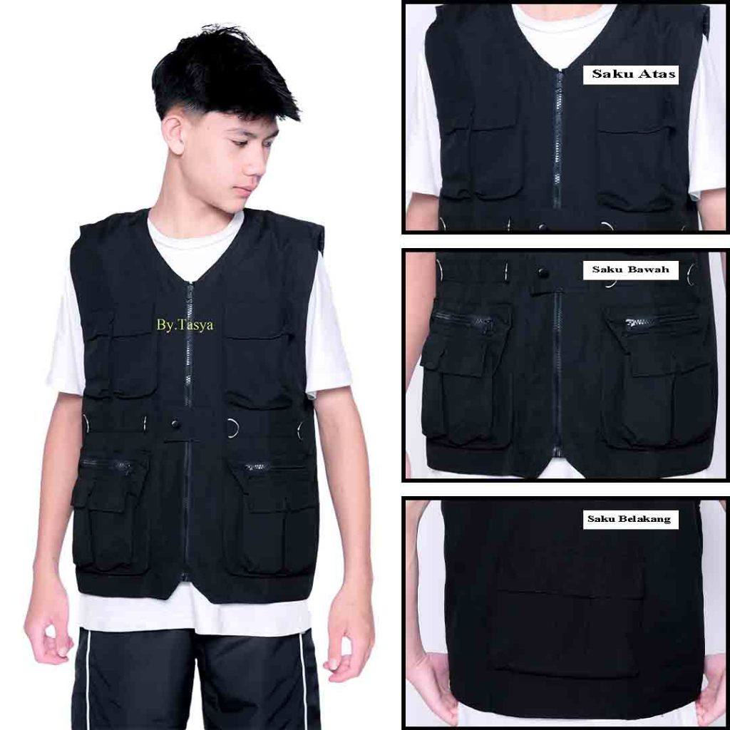 FIELD CARGO VEST พร้อมกระเป๋า MANY ยุทธวิธีกลางแจ้ง VEST