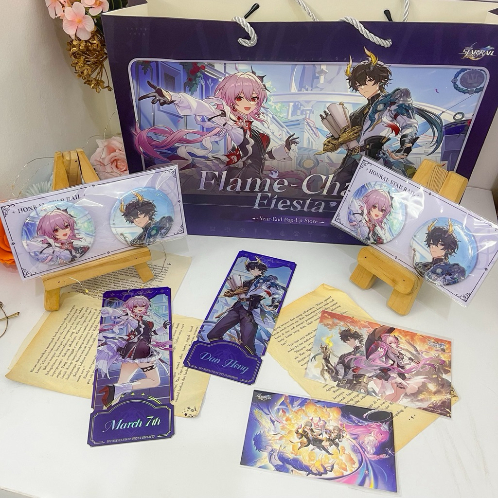 อย่างเป็นทางการ Honkai Star Rail HSR Flame Chase Fiesta Pop Up กิจกรรม Shanghai และ Heng PT Evernigh