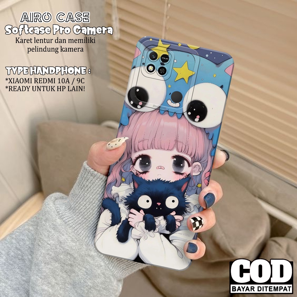 เคส HP ล่าสุด Xiaomi Redmi 10A/ 9C - เคส Xiaomi Redmi 10A/ 9C Softcase - เคสแฟชั่นการ์ตูน - เคส Xiao