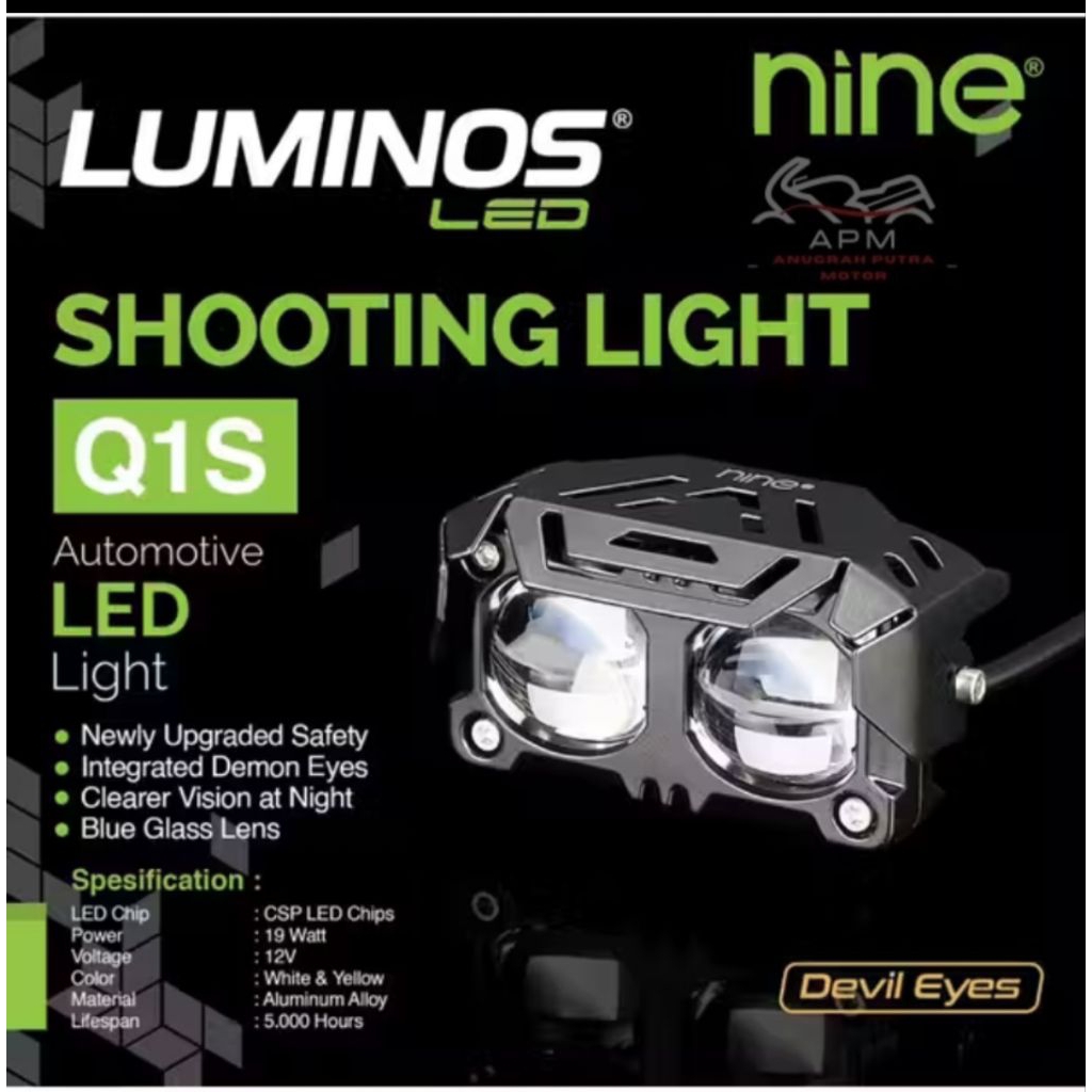 MATA Q1S LUMINOS ECO9 2-EYE SHOOTER LAMP