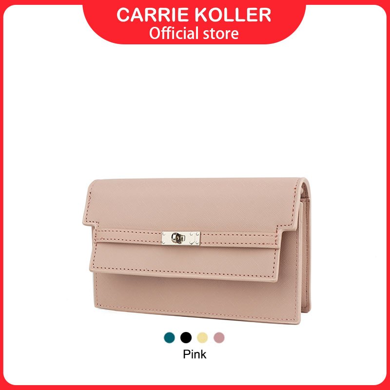 กระเป๋าสะพายข้างผู้หญิง Carrie Koller พร้อมสายสะพายโซ่โลหะ