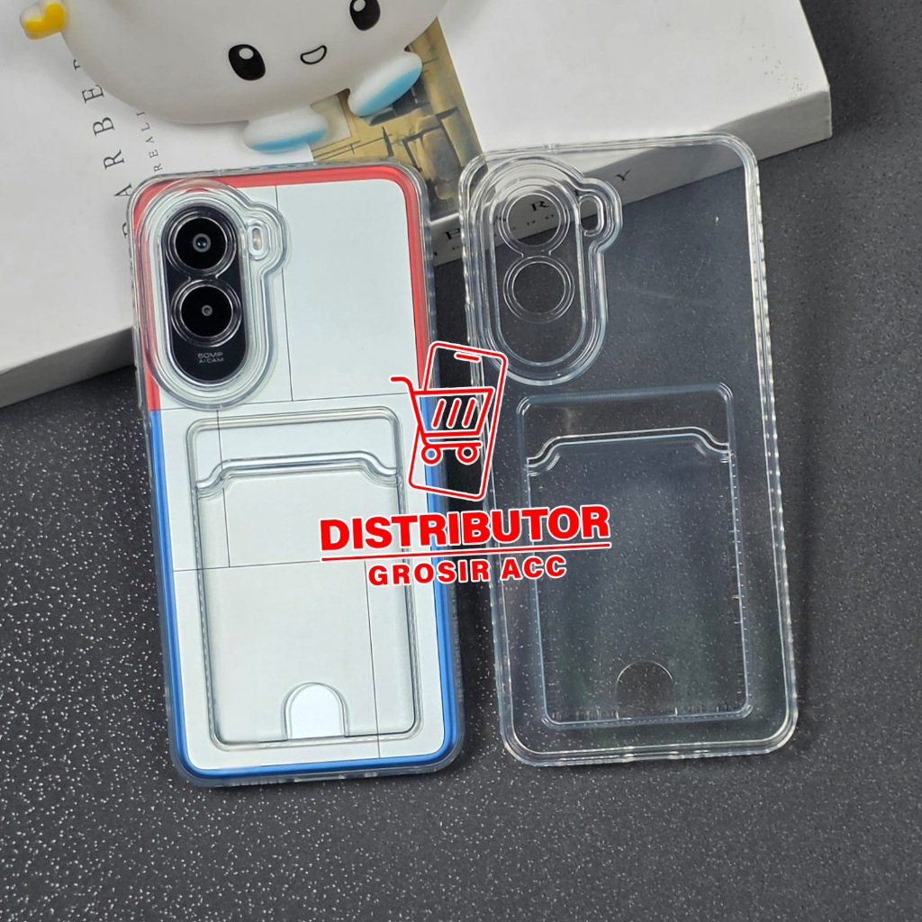 POCO M7 4G SOFTCASE CARD CASE CLEAR CARD SLOT CASE POCO M7 4G