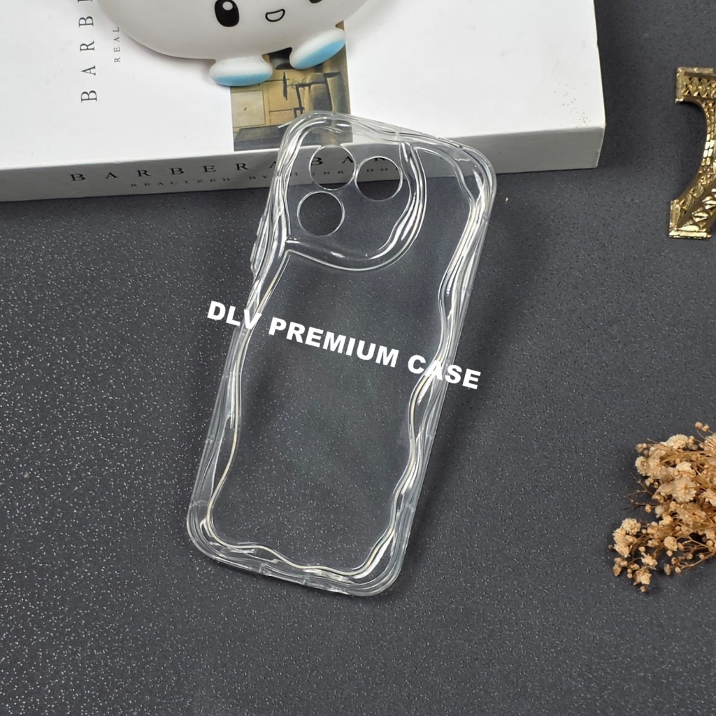 TECNO POVA 7 4G TECNO POVA 7 5G CASE MELTING WAVY CLEAR CASE TECNO POVA 7 4G TECNO POVA 7 5G G01