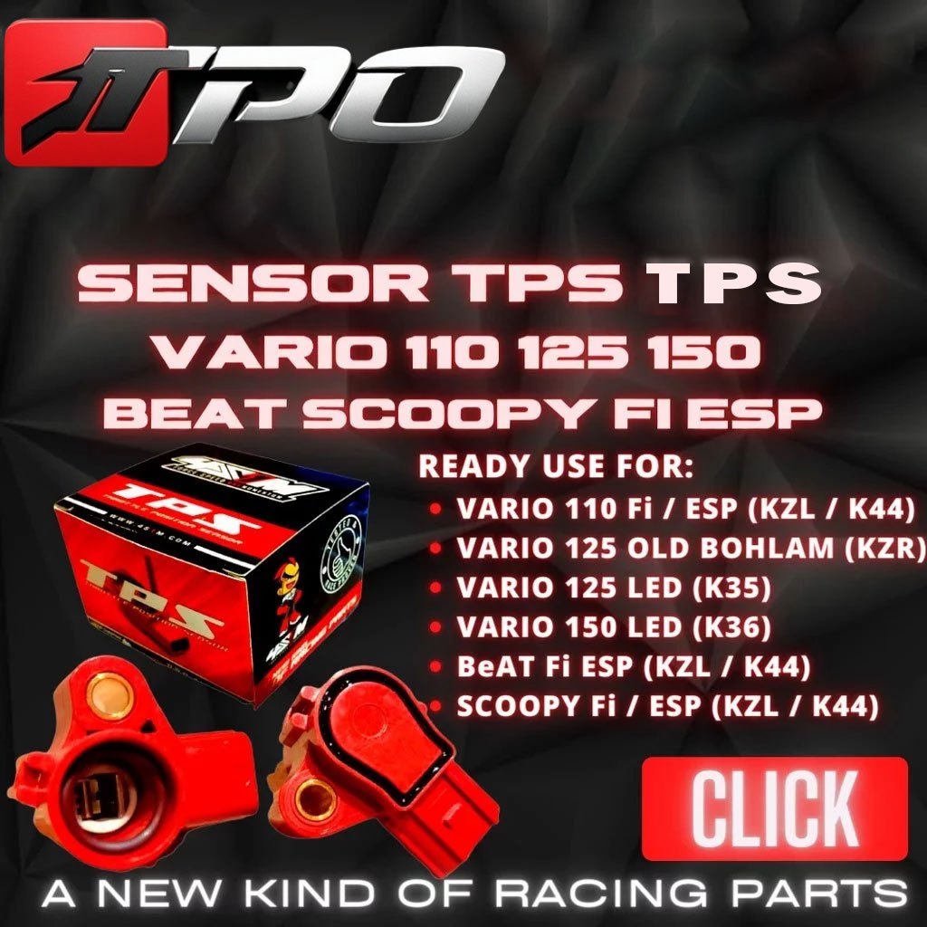 TPS SENSOR 4S1M VARIO BEAT SCOOPY 110 FI ESP 125 BOHLAM 125 150 LED K44 KZL KZR K35 K36 K59 คลิก
