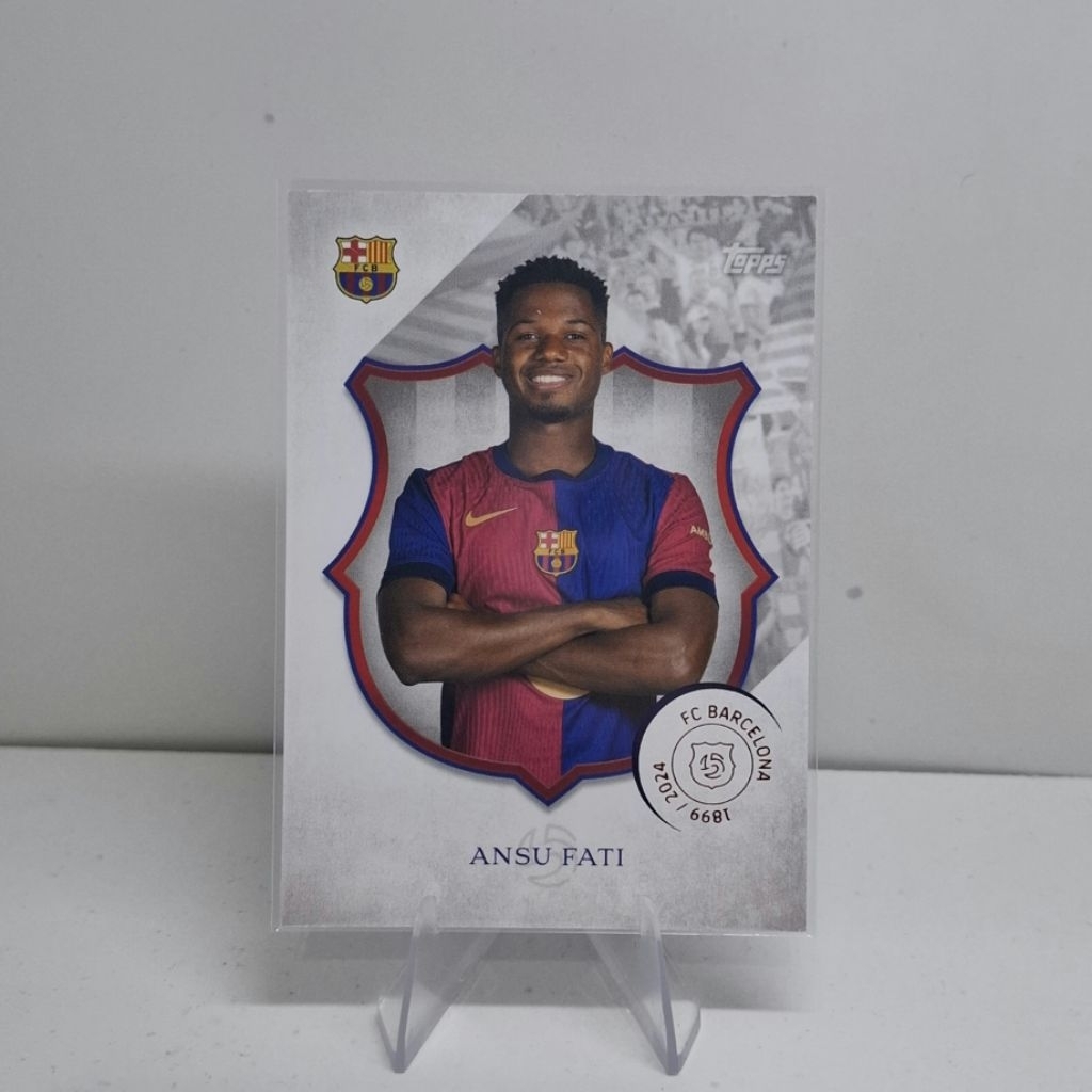 Topps Barcelona 125th Ansu Fati Football Card
