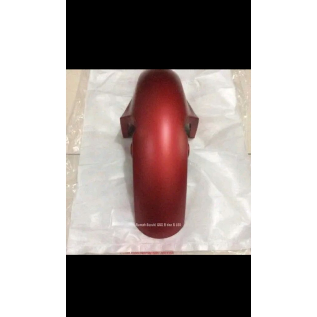 MERAH Suzuki GSX R 150 บังโคลนหน้า สีดําด้าน
