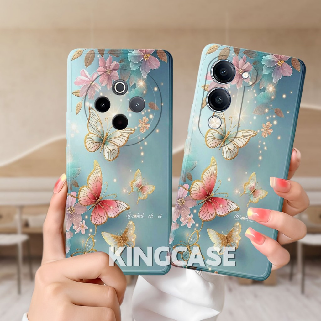 IQOO Z10 Case - IQOO Z10 LITE - VIVO Y400 Fashion Case Softcase Macaron Protect Camera Kesing Hp Cas