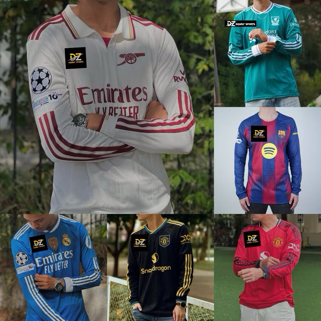 [PLAYER ISSUE] LONGSLEEVE PREMlUM JERSEY CLUB SEASOON 2025/2026 GRADE AAA+