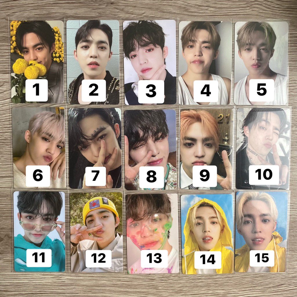 [REPRICE] SEVENTEEN SCUPS PHOTOCARD OFFICIAL svt pc scotups choi seungcheol kkuma cimmu cheol kit ch